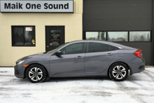 2017 Honda Civic with dark privacy window tint